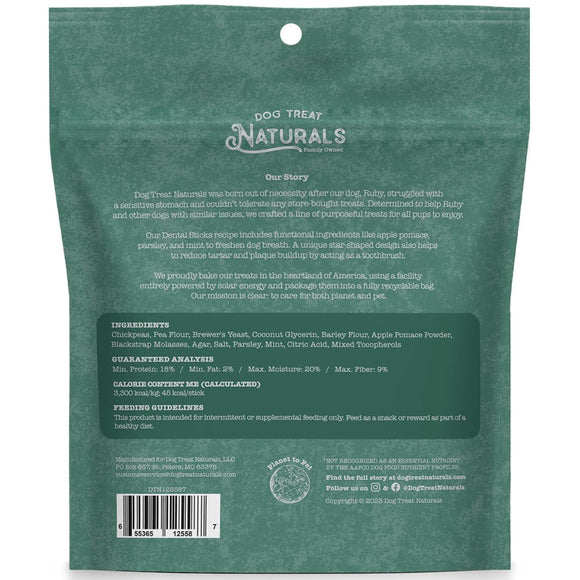 Dog Treat Naturals Dental Sticks Chickpea & Mint Dog Treats (20 count)