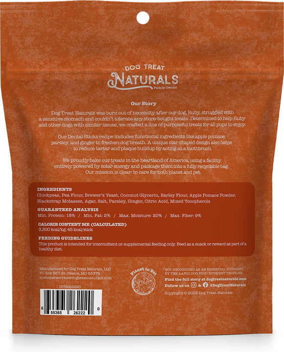 Dog Treat Naturals Dental Sticks Treats, 10-oz Dog Treats.