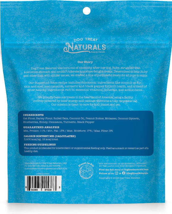 Dog Treat Naturals Superfood Bites Treats 8-oz - Dog Treats 10
