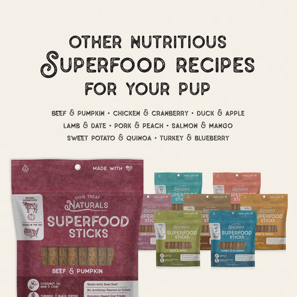 Dog Treat Naturals Superfood Sticks Treats 10-oz - Dog Treats 8