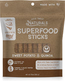 Dog Treat Naturals Superfood Sticks Treats 10-oz - 10-oz / Sweet Potato & Quinoa - Dog Treats 5