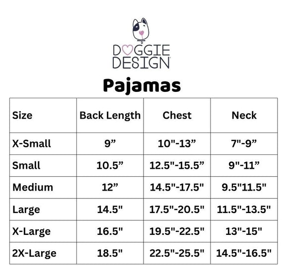 Doggie Design Christmas Dog Pajamas Santa’s Lil’ Helper for Dogs & Cats - Dog Clothing & Apparel 3