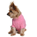 Doggie Design Combed Cotton Cable Knit Sweater for Dogs & Cats - Pet Apparel 14