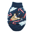 Doggie Design Combed Cotton Ugly Reindeer Holiday Dog Sweater for Dogs & Cats - Dog Clothing & Apparel 1