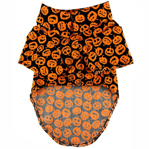 Doggie Design Halloween Camp Shirts Jack-O-Lanterns for Dogs & Cats Dog Clothing & Apparel.