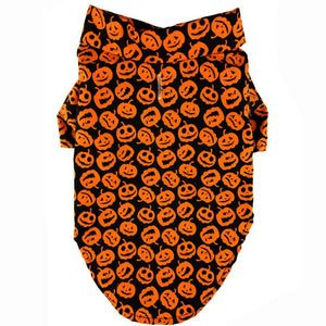 Doggie Design Halloween Camp Shirts Jack-O-Lanterns for Dogs & Cats Dog Clothing & Apparel.