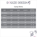 Doggie Design Halloween Camp Shirts Jack-O-Lanterns for Dogs & Cats Dog Clothing & Apparel.