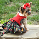 Doggie Design Holiday Harness Dress Gingerbread for Dogs & Cats - Dog Clothing & Apparel 2