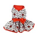 Doggie Design Holiday Harness Dress Holly for Dogs & Cats - Dog Clothing & Apparel 1