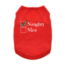 Doggie Design Naughty Shirt Red for Dogs & Cats - Dog Clothing & Apparel 1