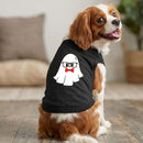 Doggie Design Nerdy Ghost Dog Shirt Jet Black for Dogs & Cats - Dog Clothing & Apparel 2