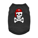Doggie Design Pirate Skull with Red Bandana Dog Shirt for Dogs & Cats - Pet Apparel 1