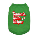 Doggie Design Santa’s Little Helper Shirt Green for Dogs & Cats - Dog Clothing & Apparel 1
