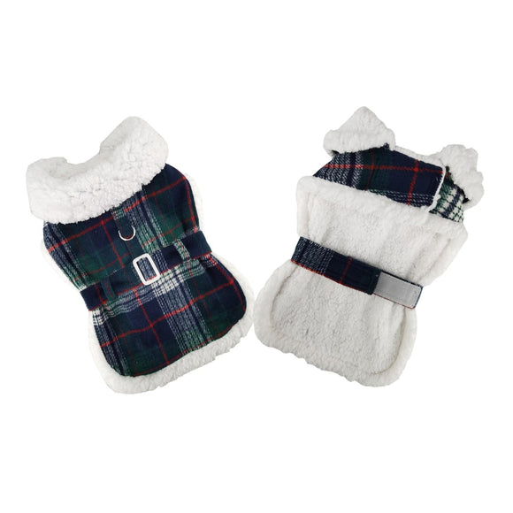 Doggie Design Sherpa-Line Harness Coat for Dogs & Cats - Pet Apparel 6