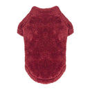 Doggie Design Soft Plush Pullover Sweater for Dogs & Cats - X-Small / Burgundy - Pet Apparel 1