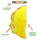 Doggijuana Get the Munchies Refillable Juananip Taco Squeaky Plush Dog Toy - Dog Toys 2
