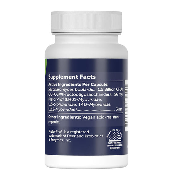 Supplement bottle with label showing ingredient details on a white background