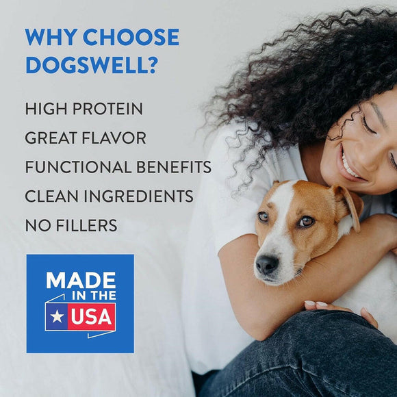 Dogswell Gut Health Mini Jerky Lamb Functional Soft & Chewy Treats For Dogs (4 oz)