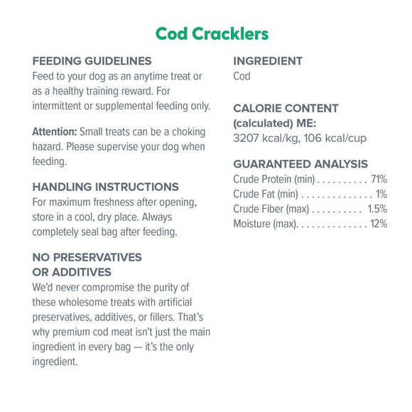 Dr. Marty Cod Cracklers Freeze Dried Cod Dog Treats - Dog Treats 4