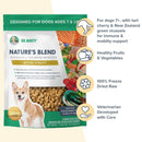 Features od Dr. Marty Nature's Blend Active Vitality Freeze Dried Raw Food for Senior Dogs