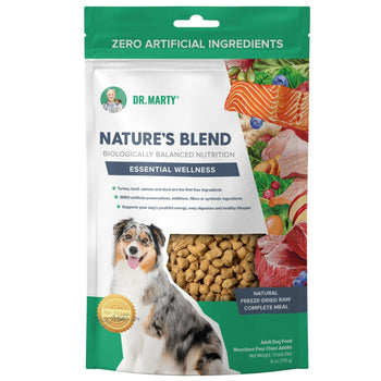 Dr. Marty Nature’s Blend Essential Wellness Freeze-Dried Raw Dog Food, 6-oz
