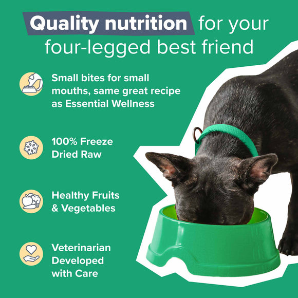 Dr. Marty Nature’s Blend Essential Wellness Small Bites Freeze Dried Raw Dog Food - Dog Food 7