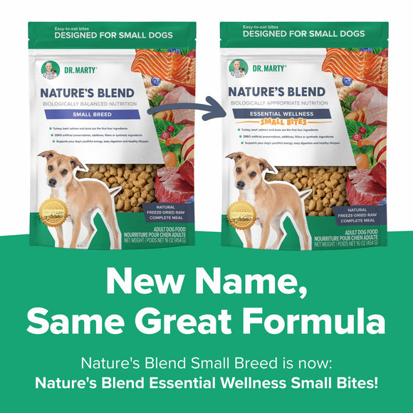 Dr. Marty Nature’s Blend Essential Wellness Small Bites Freeze Dried Raw Dog Food - Dog Food 2