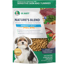 Dr. Marty's Nature's Blend Sensitivity Select Small Bites dog food package on a white background