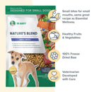 Food features Dr. Marty Nature's Blend Small Breed Freeze Dried Raw Dog Food