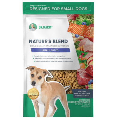 Dr. Marty Nature's Blend Small Breed Freeze Dried Raw Dog Food - 48Oz