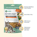 Food Benefits of Dr. Marty Nature's Feast Essential Wellness Fish & Poultry Freeze Dried Raw Cat Food (5.5oz)