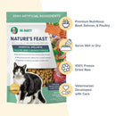 Food benefits of Dr. Marty Nature's Feast Blend Freeze Dried Raw Cat Food