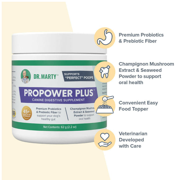 Food features of Dr. Marty ProPower Plus Canine Digestive Support Powder for Dogs