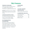 Ingredient information Dr. Marty Tilly’s Treasures Freeze Dried Beef Liver Dog Treats