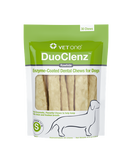 DuoClenz Enzyme-Coated Rawhide Dental Chews for Dogs - Small Dogs Under 11 lbs / 30 Chews - Dog Dental Care 6