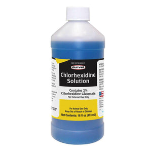 Durvet Chlorhexidine 2% Solution - 16 oz - 2