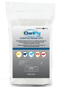Durvet ClariFly Larvicide Livestock Premix 0.67% (3.25lb) - Farm Animal 1
