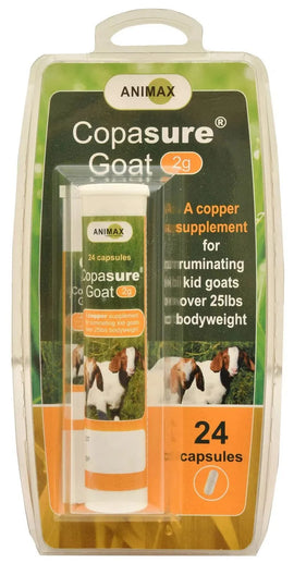 Durvet Copasure Copper Supplement for Kid Goats 2gm (24 Capsules) - 1