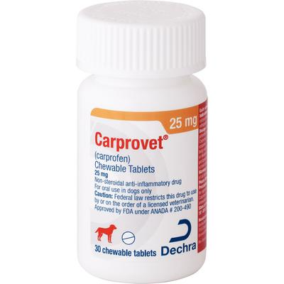 Carprovet (Carprofen) Chewable Tablets, 25mg