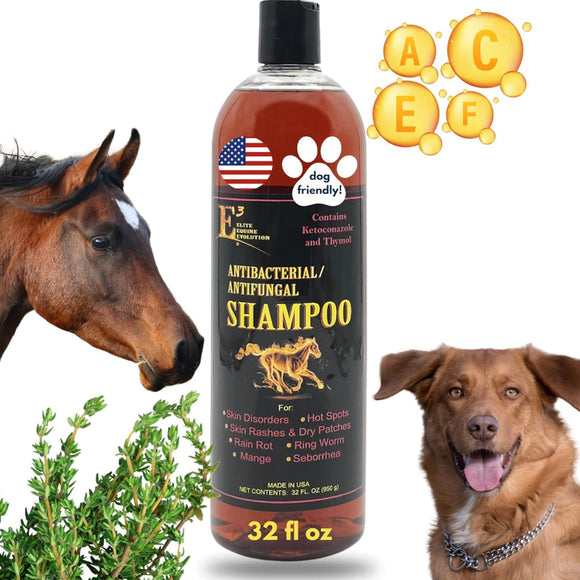 E3 Antibacterial & Antifungal Shampoo for Horses