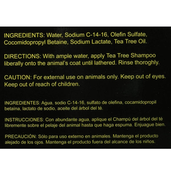 E3 Tea Tree Shampoo for Horses