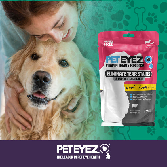 PetEyez Freeze Dried Vitamin Treats for Dogs, 1-oz