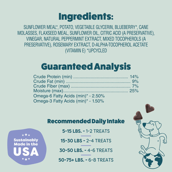 Shameless Pets Blueberried Treasure Soft Baked Treats For Dogs (6 oz)