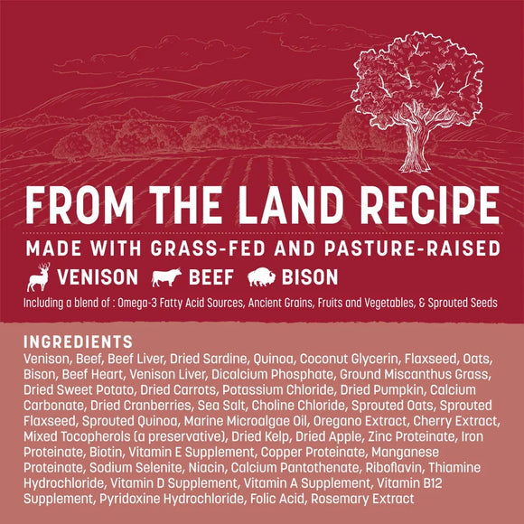 Earth Animal Air-Dried From The Land Recipe Dog Food - Dog Food 4