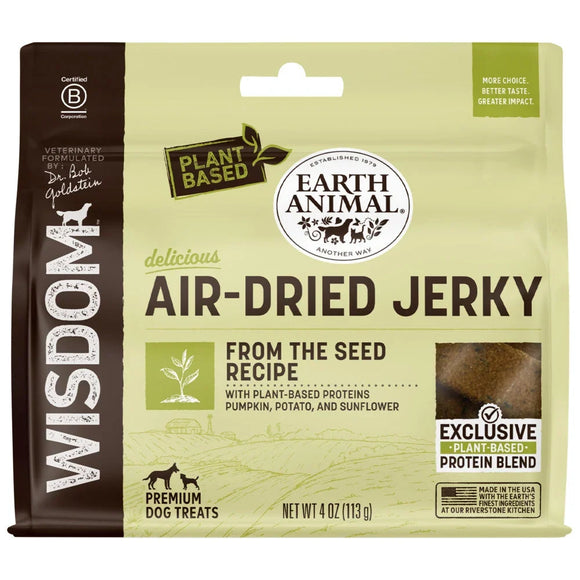 Earth Animal Air-Dried Jerky Recipe Dog Treats 4-oz - From the Seed - Dog Treats 5