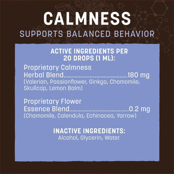 Earth Animal Calmness Health Supplement for Dogs & Cats 2-oz - Dog Supplements & Vitamins 3