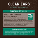 Earth Animal Clean Ears Herbal Ear Wash for Dogs & Cats 4-oz - Dog Health Care & Wellness 3
