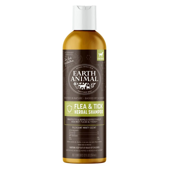 Earth Animal Flea & Tick Herbal Shampoo for Dogs 12-oz - Dog Health Care & Wellness 1