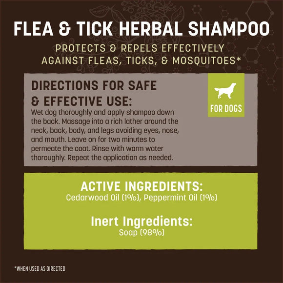 Earth Animal Flea & Tick Herbal Shampoo for Dogs 12-oz - Dog Health Care & Wellness 3