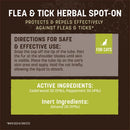 Earth Animal Flea & Tick Herbal Spot-On for Cats 3-count - Dog Health Care & Wellness 3
